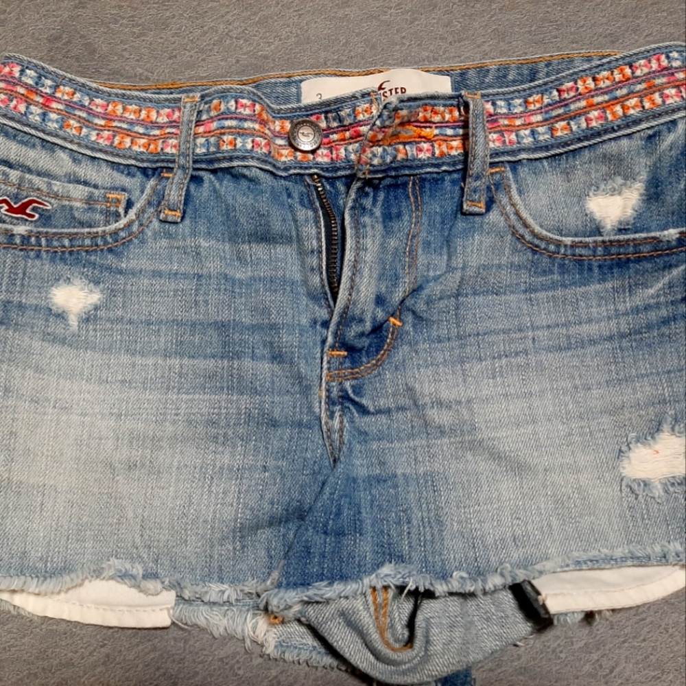 Hollister jean shorts